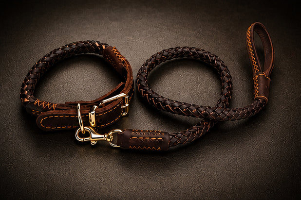 Cognac Braid Set