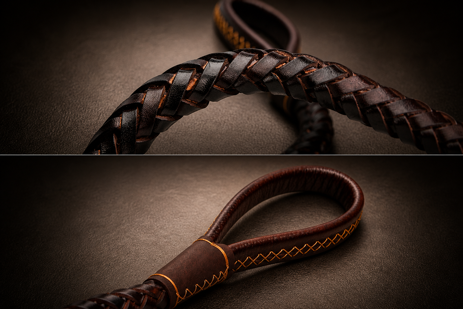Cognac Braid Set
